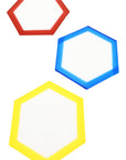 (Assorted Colors) Hexagon Silicone Dab Mat