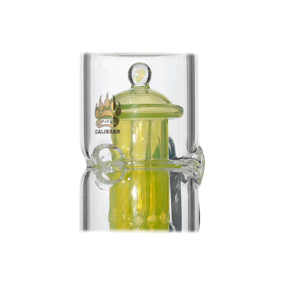 Mini French Press Recycler Rig Glass Attachment for Puffco Peak OG &amp; Pro | Calibear