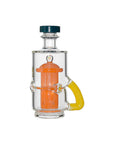 Mini French Press Recycler Rig Glass Attachment for Puffco Peak OG & Pro | Calibear