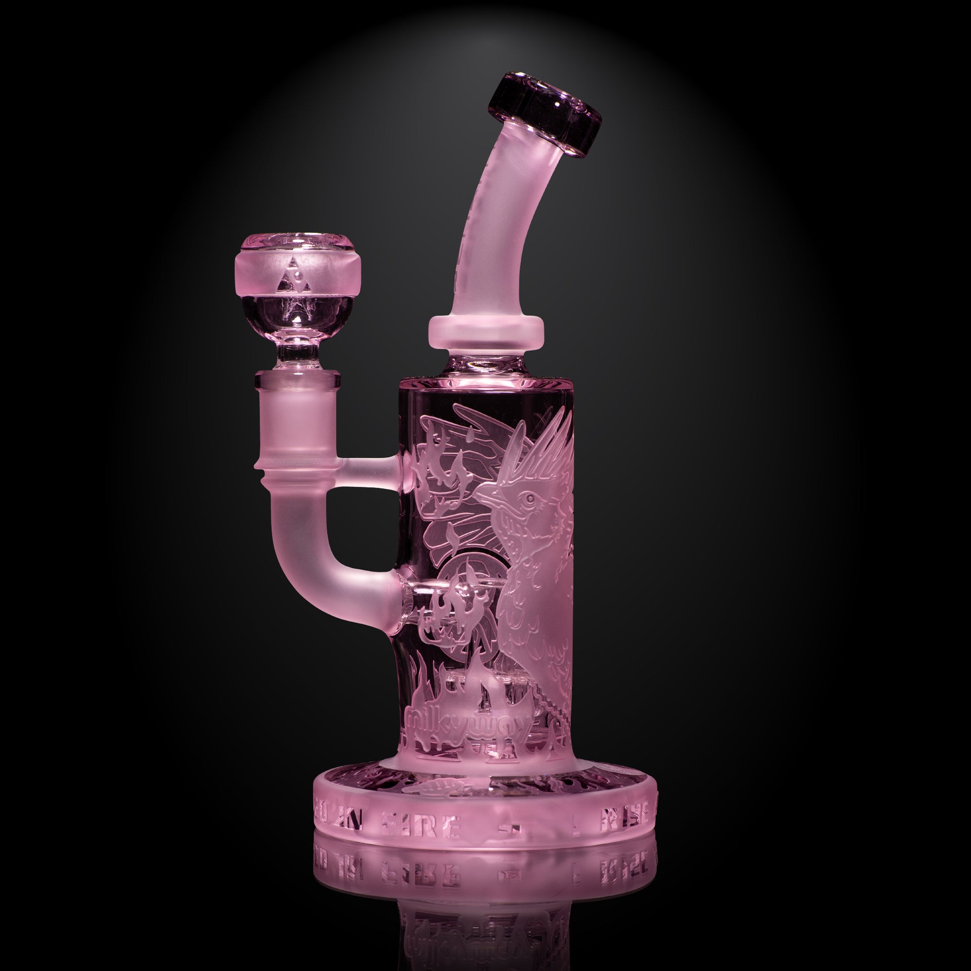 Phoenix: Forged in Fire 6" Pink Cancer Dab Rig
