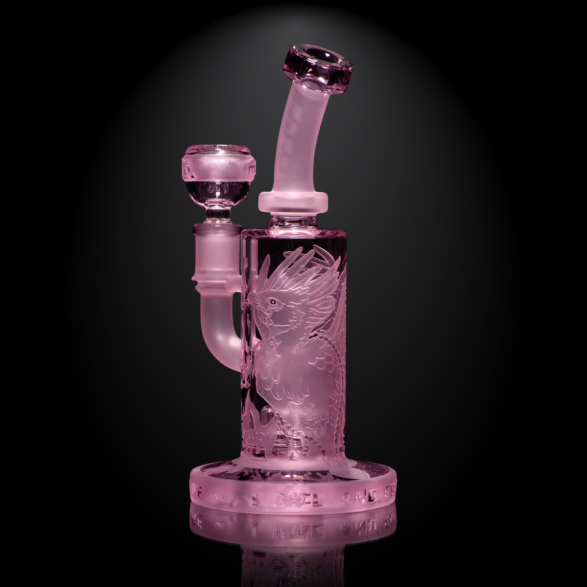 Phoenix: Forged in Fire 6" Pink Cancer Dab Rig