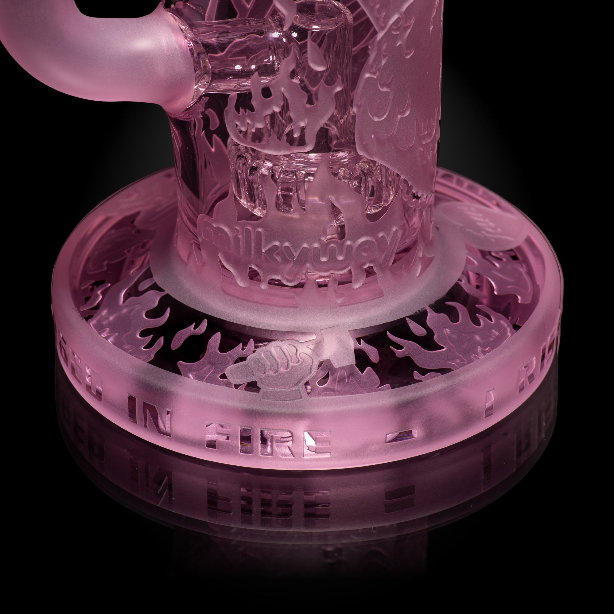 Phoenix: Forged in Fire 6" Pink Cancer Dab Rig
