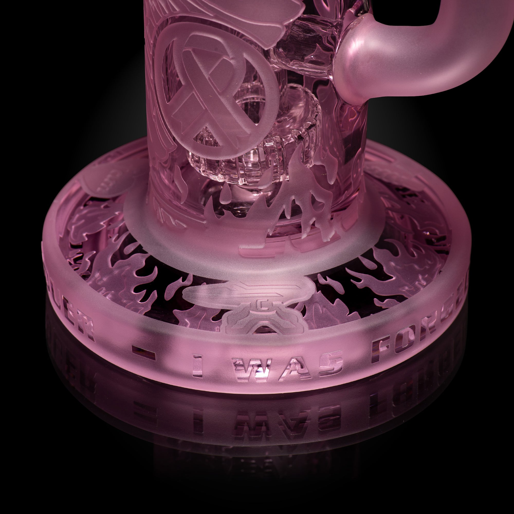 Phoenix: Forged in Fire 6" Pink Cancer Dab Rig