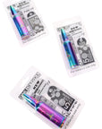Rainbow Metal Bullet Hand Pipe “Holo Round” – 5 Screens