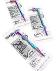 Rainbow Metallic Bendy Metal Hand Pipe Gift Set – 5 Screens – 5.25″
