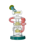 Calibear Multi-Chamber Recycler Dab Rig | 8" Borosilicate Glass Rig with Looping Recycler Pathways