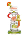 Calibear Multi-Chamber Recycler Dab Rig | 8" Borosilicate Glass Rig with Looping Recycler Pathways