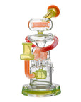 Calibear Multi-Chamber Recycler Dab Rig | 8" Borosilicate Glass Rig with Looping Recycler Pathways