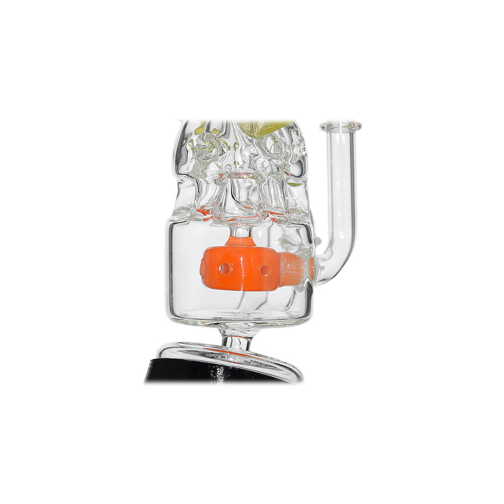 Multi Chamber Recycler Glass Attachment for Puffco Peak OG &amp; Pro | Calibear