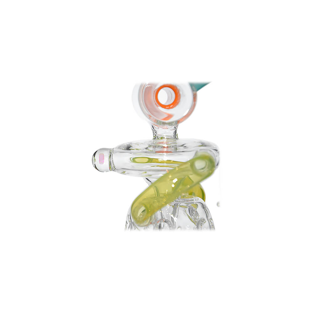 Multi Chamber Recycler Glass Attachment for Puffco Peak OG &amp; Pro | Calibear