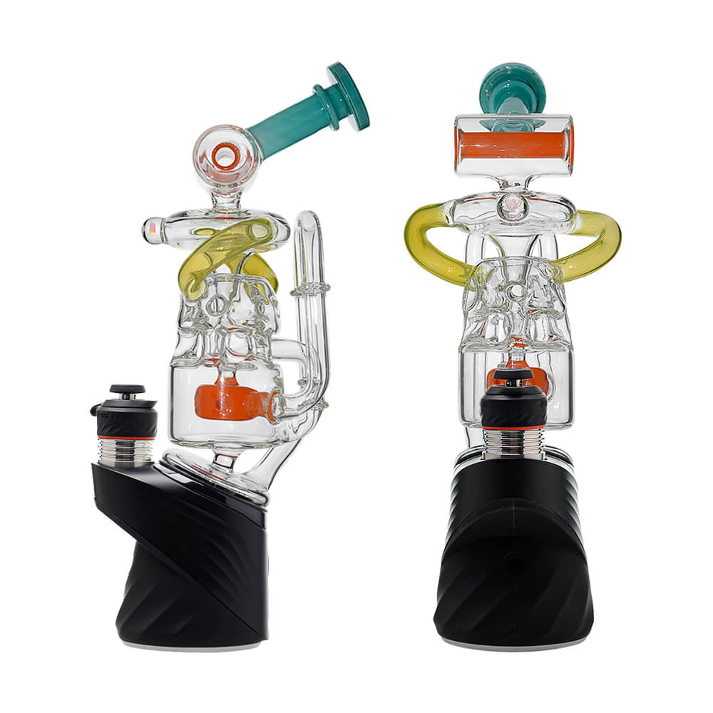 Multi Chamber Recycler Glass Attachment for Puffco Peak OG &amp; Pro | Calibear