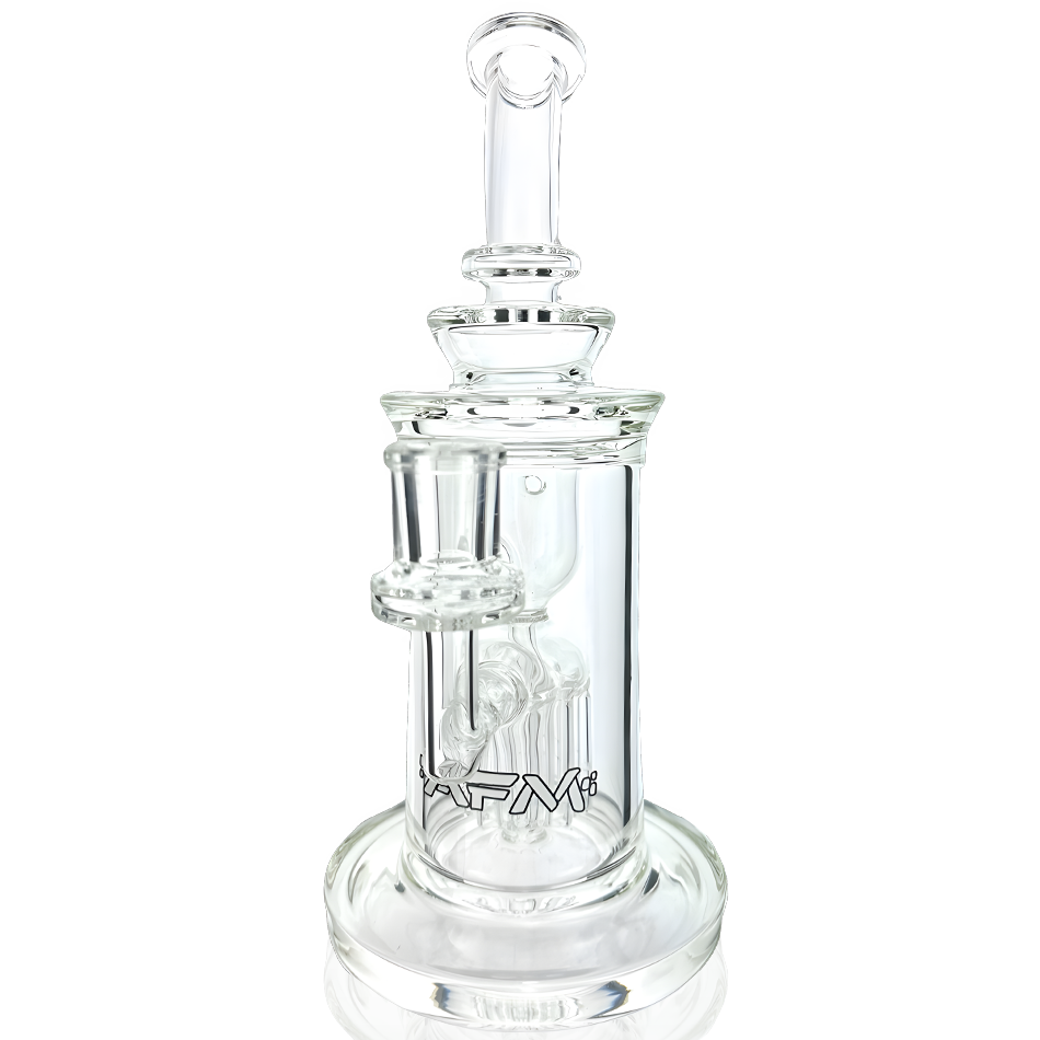 AFM 10″ Power Station Clear Glass Incycler Dab Rig