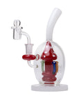 Human Grade Mushroom Globe Glass Rig