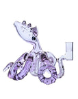 Octopus Dab Rig – 5.5” Handmade Glass Rig W/ 3 Pinholes Perc