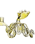 Octopus Dab Rig – 5.5” Handmade Glass Rig W/ 3 Pinholes Perc