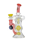 Calibear Ttriple Arm Swiss Fab Incycler Dab Rig W/ Marble
