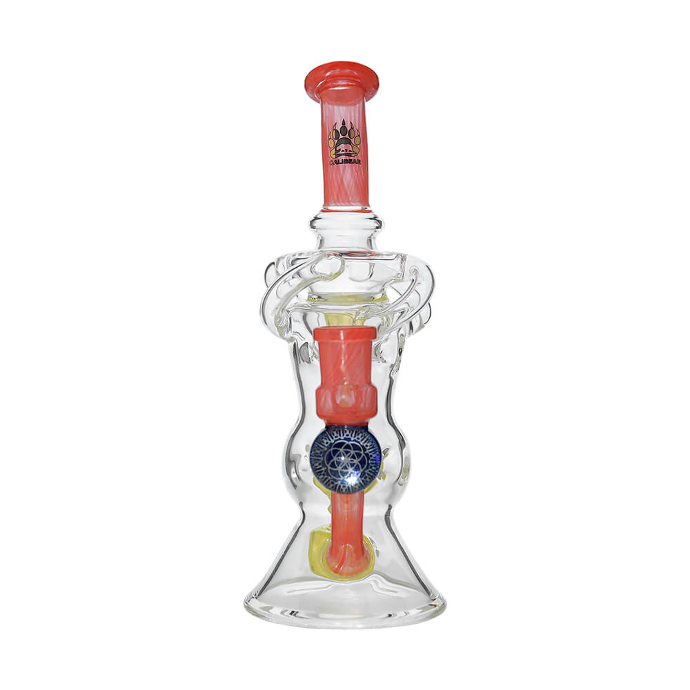 Calibear Ttriple Arm Swiss Fab Incycler Dab Rig W/ Marble