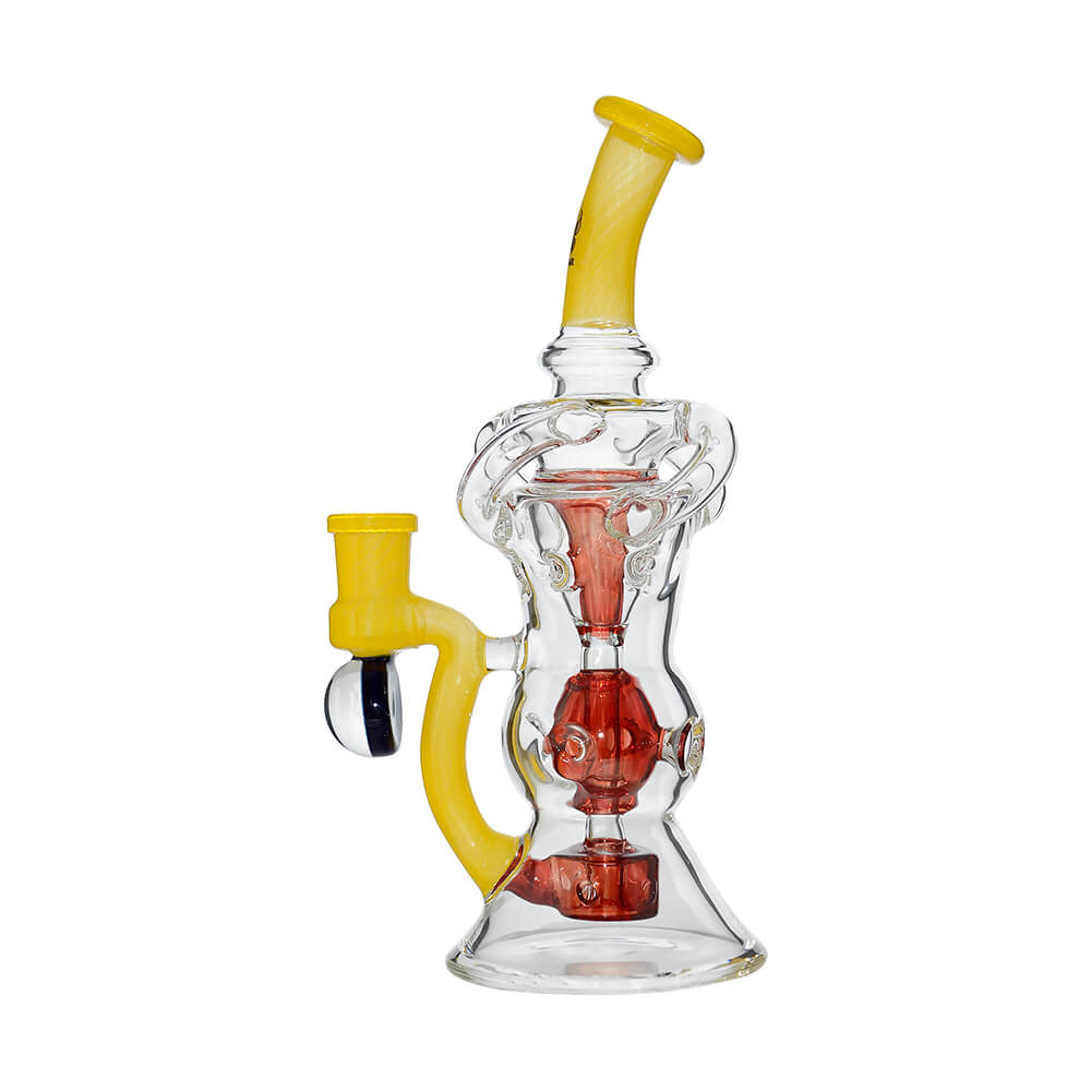 Calibear Ttriple Arm Swiss Fab Incycler Dab Rig W/ Marble