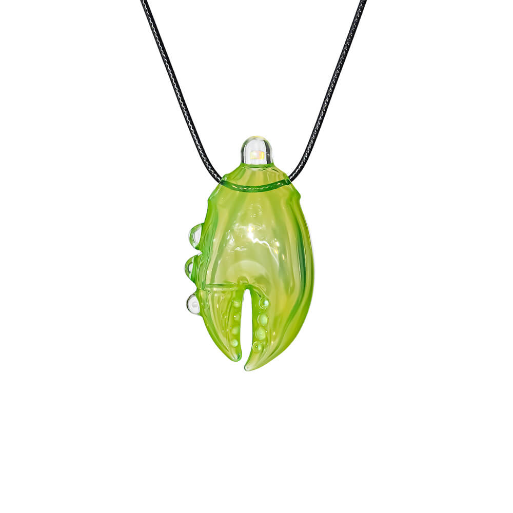Organic Claw Glass Pendant