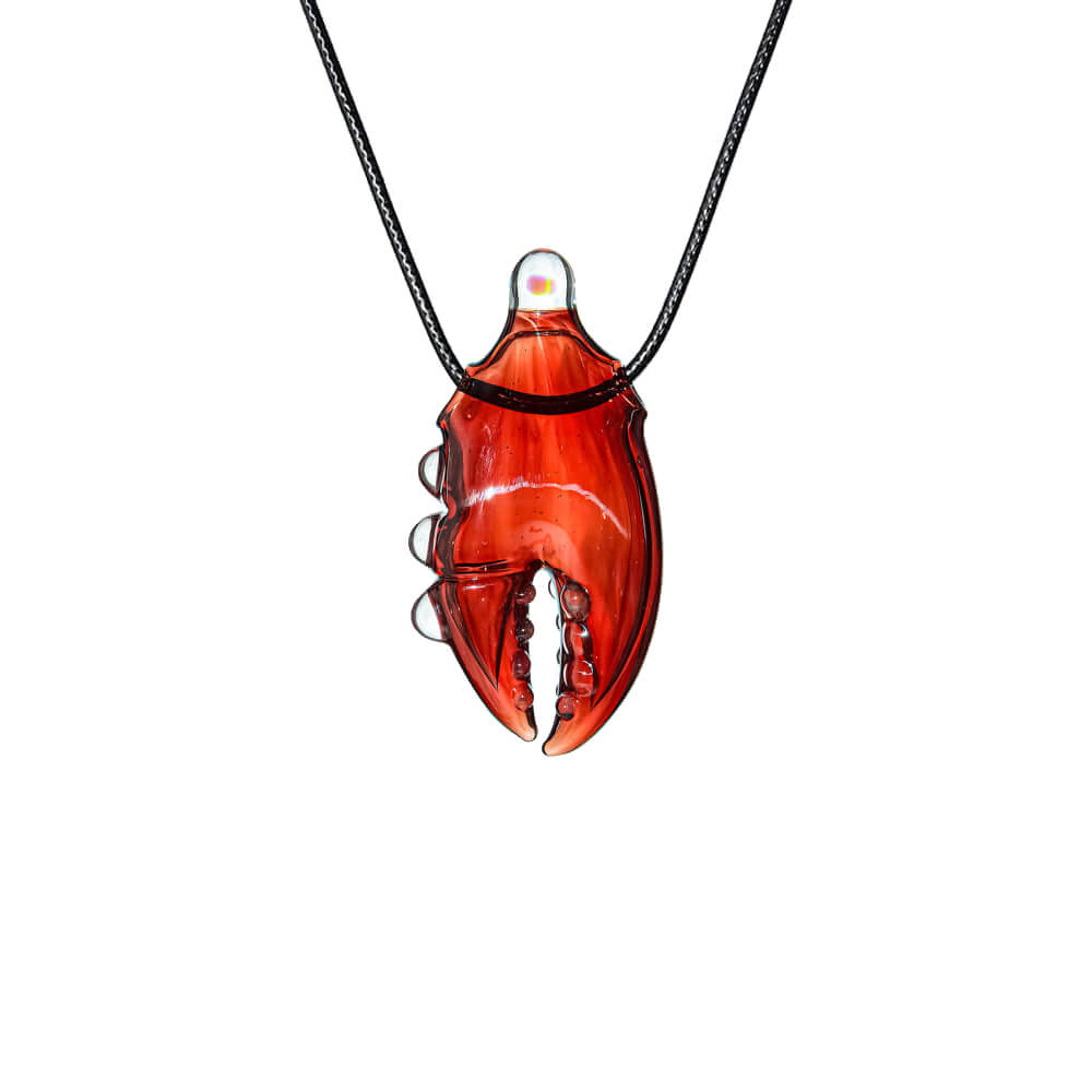Organic Claw Glass Pendant