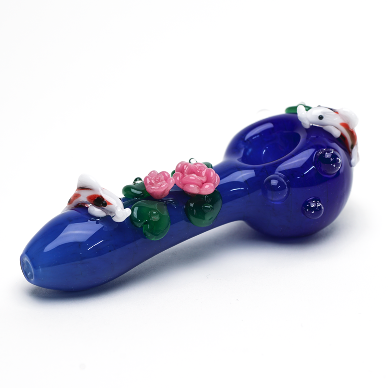 Empire Glassworks “Koi Pond” Glass Hand Pipe – 4½″ – US-Made