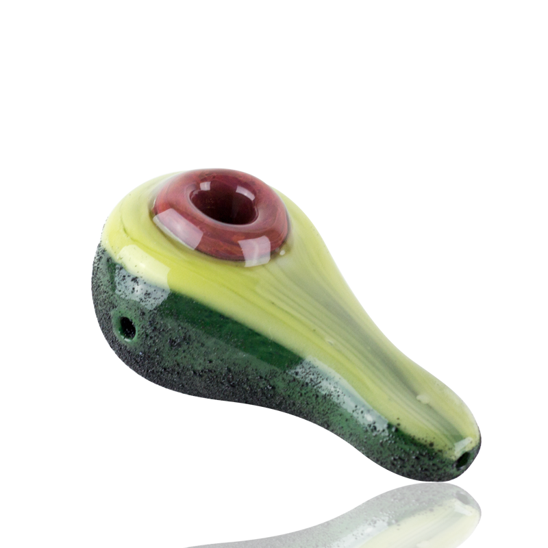 Empire Glassworks “Avocadope” Glass Hand Pipe – 4½″ – US-Made