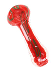 (Assorted Colors) 3.5″ Striped Frit Glass Pipe