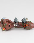 Empire Glassworks “Hootie’s Forest” Glass Hand Pipe – 4½″ – US-Made