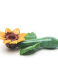 Empire Glassworks “Sunflower” Glass Sherlock Pipe – 5½″ – US-Made