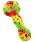 Eyce Silicone Spoon Pipe – Stash Cap & Poker – 4″ – Assorted Colors