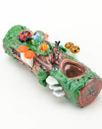 Empire Glassworks “Mossy Log” Glass Hand Pipe – 4″ – US-Made