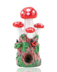 Empire Glassworks “Mushrooms” Glass Hand Pipe – 4″ – US-Made