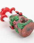 Empire Glassworks “Mushrooms” Glass Hand Pipe – 4″ – US-Made