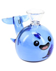 Hemper Blue Whale Glass Hand Pipe – 4″