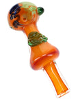 Gold Fumed Leaf Spoon Pipe “Leaf Luster” – 5″ – Assorted Colors