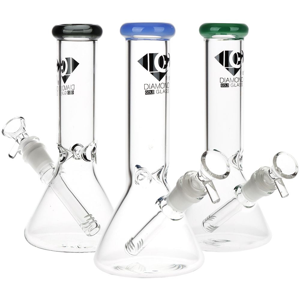 Diamond Glass Sugar Beaker Bong
