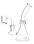 Clear Glass Mini Beaker Dab Rig