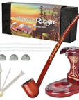 BUNDLE - Pulsar Shire Pipes ARAGORN Smoking Pipe & Middle-Earth Pipe Stand