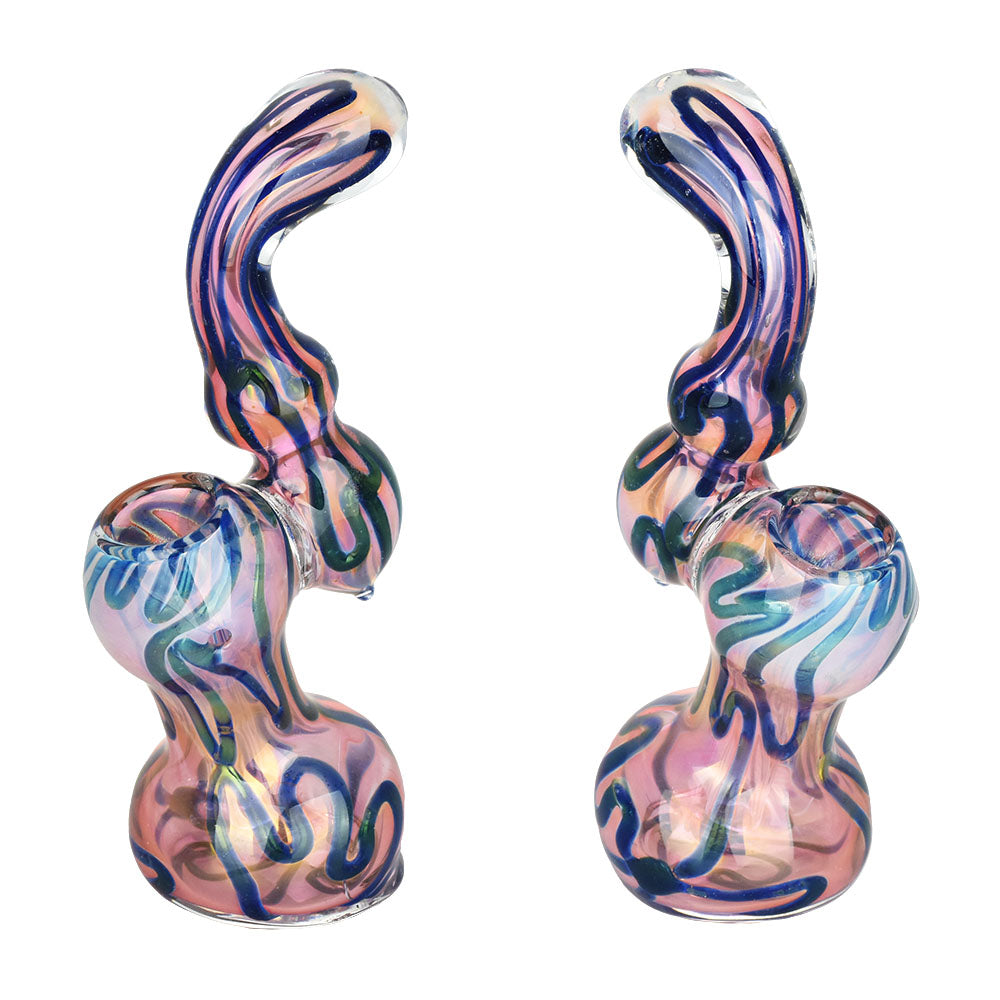 DNA Twist Gold Fumed Sherlock Bubbler - 5.5