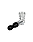 30PC JAR - Mini Metal Hand Pipe w/ Wooden Mouthpiece - 2" / Assorted Colors
