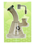 Glass House Bent Neck Glass Dab Rig - 6.75" / 14mm F / Colors Vary