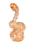 Full Blown Marble Golden Bubbler - 5.75"