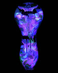 Pastel Paradise Glow Beads Glycerin Glass Hand Pipe - 3.75" / Designs Vary