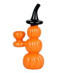 Halloween Pumpkin Pile Up Glass Bubbler - 5.75"