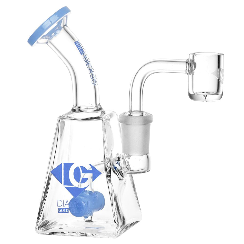 Diamond Glass SP Mini Dab Rig - 5.25" / 14mm F / Colors Vary