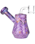 Marbled Mini Glass Dab Rig - 4" / 14mm F / Colors Vary