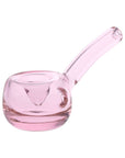 Elegant Bent Hammer Glass Hand Pipe - 4" / Colors Vary
