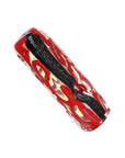 Blood Moon Dichro Stripe Squared Glass Hand Pipe - 3.5"