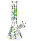 Rich and Shorty Portal Glass Water Pipe - 9.75" / 14mm F