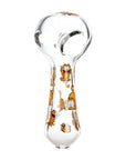 3CT BUNDLE - Stoned Orange Cat Glass Spoon Pipe - 4.5"